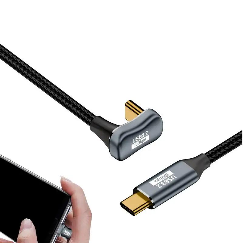 USB CŸ ̺, 3.2 2   , 100W   ڵ, ̾ VR OTG Ȯ ũ ȣȯ , 10Gbps ȿ